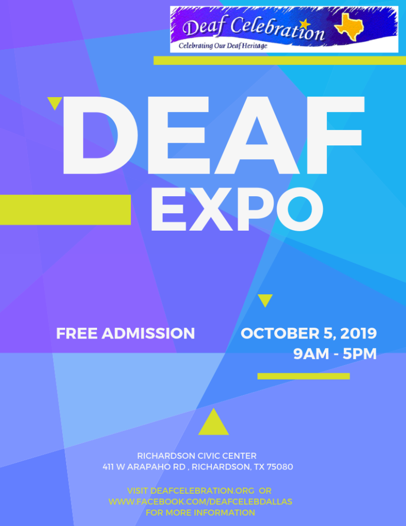 Mark your calendar for 10/05/2019 Official Deaf Celebration 2024